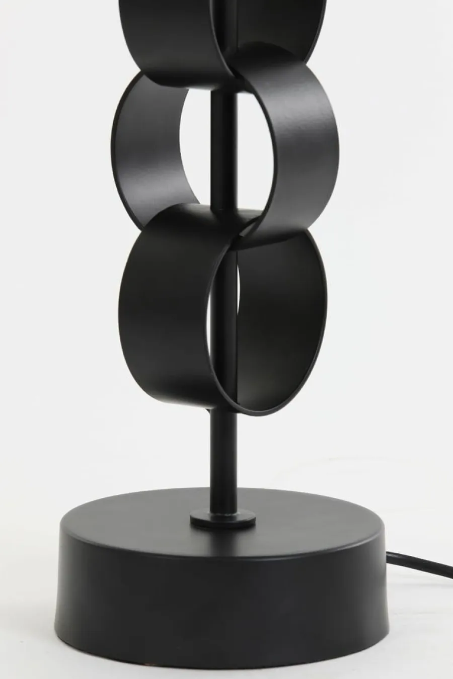 Light en Living Lampvoet Ø15x42 cm CIRCULUM mat zwart Best