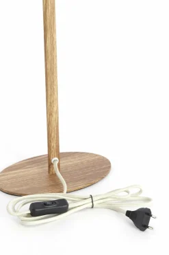 Light en Living Lampvoet CERINI 20x13x46 cm – Houtprint Naturel | Light & Living Clearance