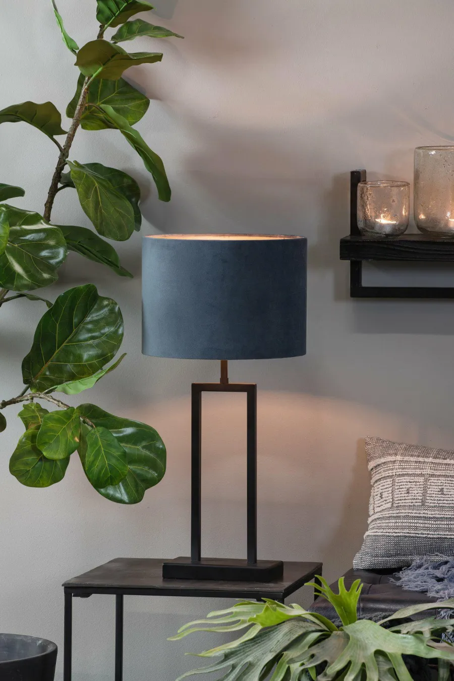 Light en Living Lampvoet 20x10x41 cm SHIVA mat zwart Online