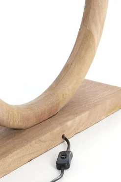 Light en Living Lampvoet 41x13x44 cm NUBIA hout mat naturel