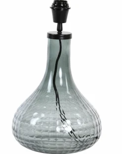 Light en Living Lampvoet Ø25x42 cm MAEKO glas smoke grijs Clearance
