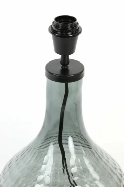 Light en Living Lampvoet Ø25x42 cm MAEKO glas smoke grijs Clearance