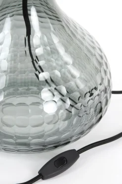 Light en Living Lampvoet Ø25x42 cm MAEKO glas smoke grijs Clearance