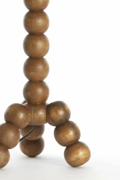 Light en Living Lampvoet 20x20x40 cm VEGLIO hout olie bruin Outlet