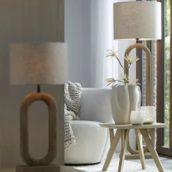 Light en Living Lampvoet 20x12x44 cm PACECO hout mat naturel Sale