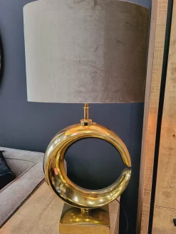 Light en Living Lampvoet 37x20x60 cm MAAN licht goud Discount