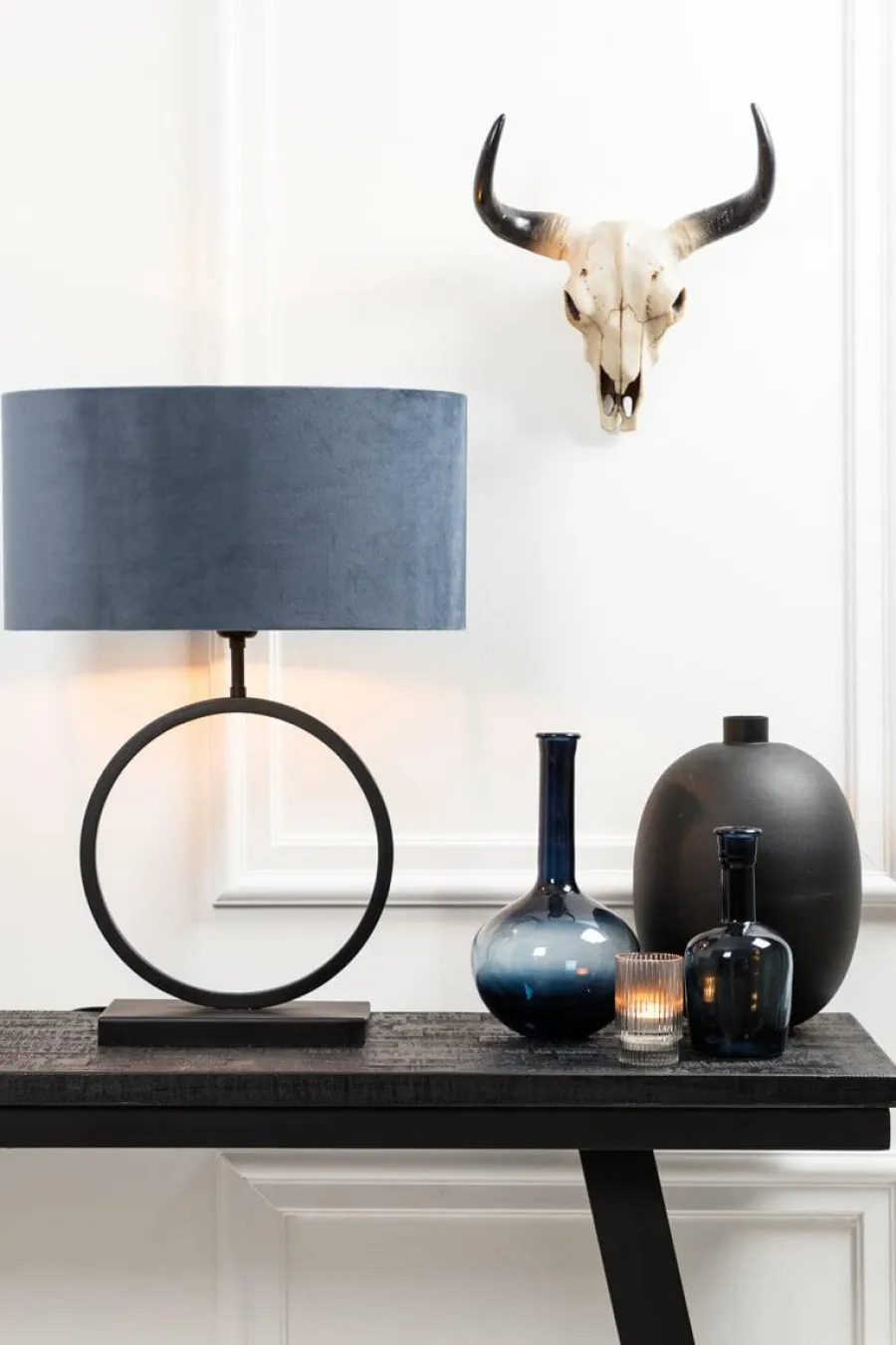 Light en Living Lampvoet LIVA mat zwart - Diverse afmetingen New