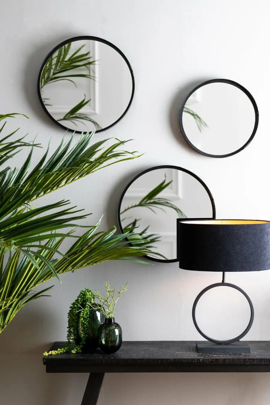 Light en Living Lampvoet LIVA mat zwart - Diverse afmetingen New