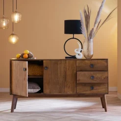 Light en Living Lampvoet LIVA mat zwart - Diverse afmetingen New
