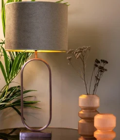 Light en Living Lampvoet JAMIRI antiek koper 20 x 13 x 55 cm Discount