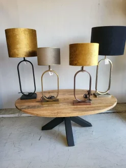 Light en Living Lampvoet JAMIRI antiek koper 20 x 13 x 55 cm Discount