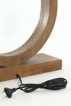 Light en Living Lampvoet 41x13x55 cm TINAR hout mat bruin