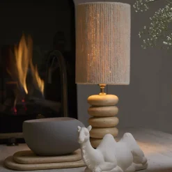 Light en Living Lampvoet Ø12x21 cm BUDONGO hout naturel Best