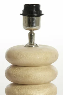Light en Living Lampvoet Ø12x21 cm BUDONGO hout naturel Best