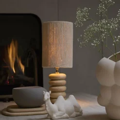 Light en Living Lampvoet Ø12x21 cm BUDONGO hout naturel Best