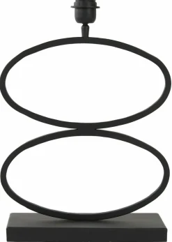 Light en Living Lampvoet STELIUS mat zwart - 33x17x42 cm Clearance