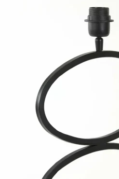 Light en Living Lampvoet STELIUS mat zwart - 33x17x42 cm Clearance
