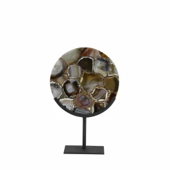 Light en Living Ornament op voet GOUYA agaat+mat zwart Hot