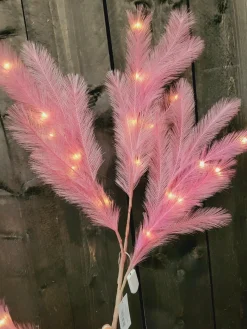 Light en Living Ornament LED 110 cm FEATHER rood / roze Sale