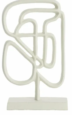 Light en Living Ornament op voet 18x8x31 cm GOLEZA crème Sale