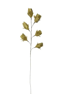 Light en Living Ornament 6 bloemen 90 cm TULIP okergeel Outlet