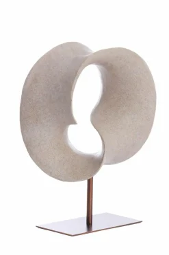 Light en Living Ornament op voet 34x18x43 cm VODICE taupe+donker brons Sale