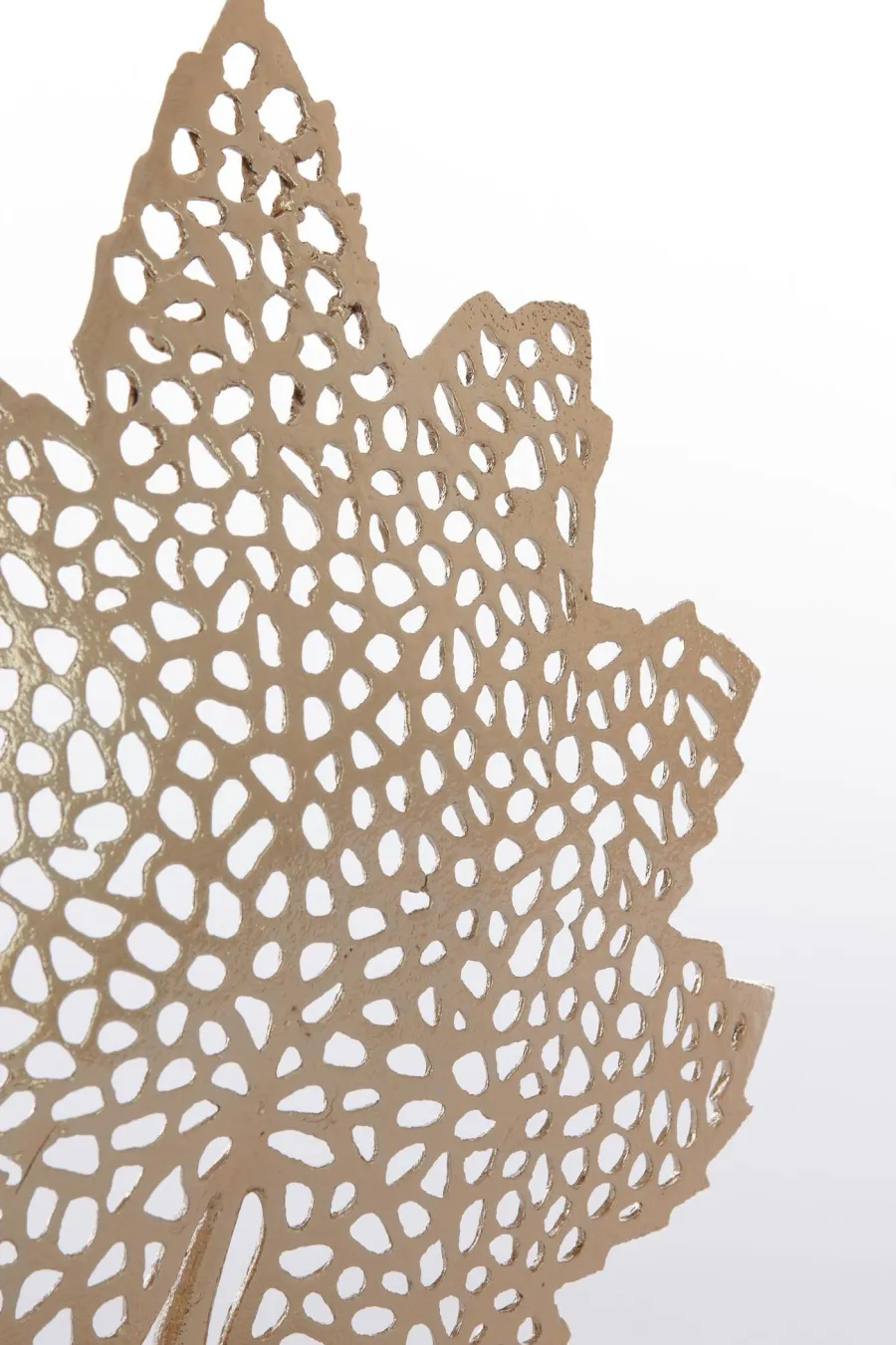 Light en Living Ornament op voet 28x8x35 cm LEAF goud+marmer wit Best