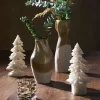 Light en Living Ornament CHRISTMAS TREE Ø13x25 cm Beige – Light & Living New