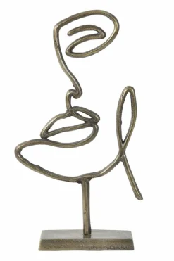 Light en Living Ornament FACE antiek brons - 2 maten Discount