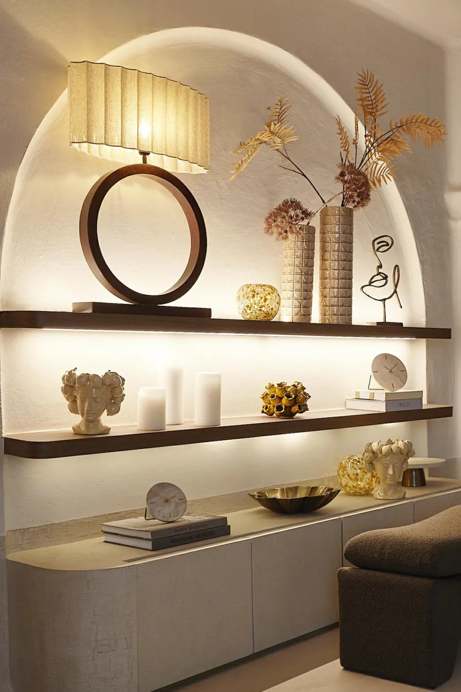 Light en Living Ornament FACE antiek brons - 2 maten Discount