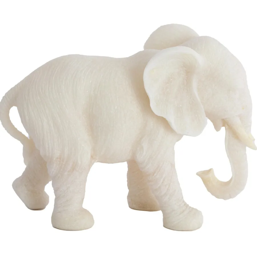 Light en Living Ornament GAJAH 26x11x18 cm Beige – Olifant Beeldje | Light & Living Best
