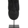 Light en Living Ornament op voet 15x14x47,5 cm MASK hout zwart Discount