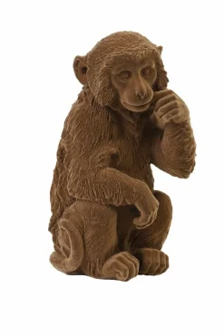Light en Living Ornament Aap velvet Bruin Hot