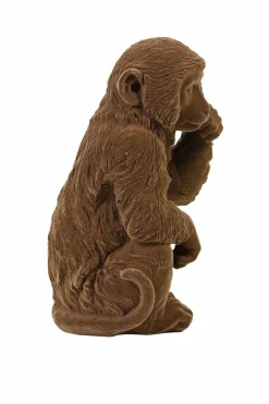 Light en Living Ornament Aap velvet Bruin Hot