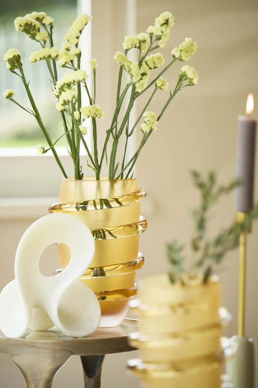 Light en Living Ornament 19,5x14,5x23 cm ZAINO crème Discount
