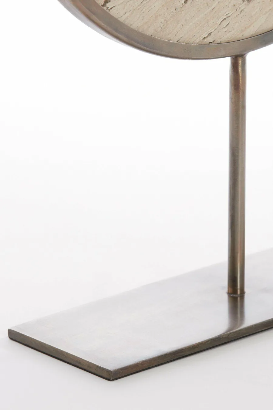 Light en Living Ornament op voet 35x10x51,5 cm MORENO zand travertin