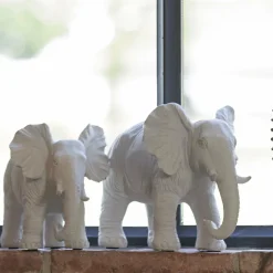 Light en Living Ornament 30,5x18,5x24 cm ELEPHANT crème Online