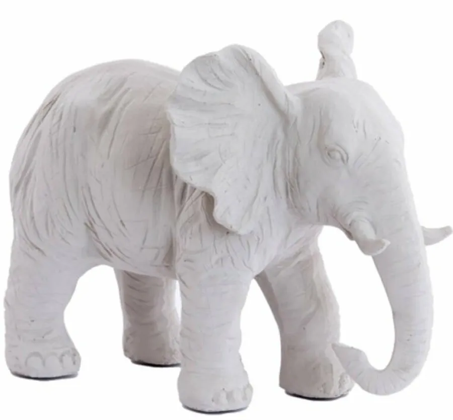Light en Living Ornament 30,5x18,5x24 cm ELEPHANT crème Online