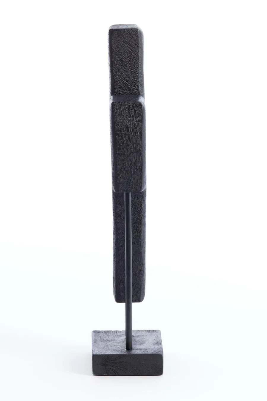 Light en Living Ornament op voet 19x9,5x45 cm SALIO hout mat zwart Online