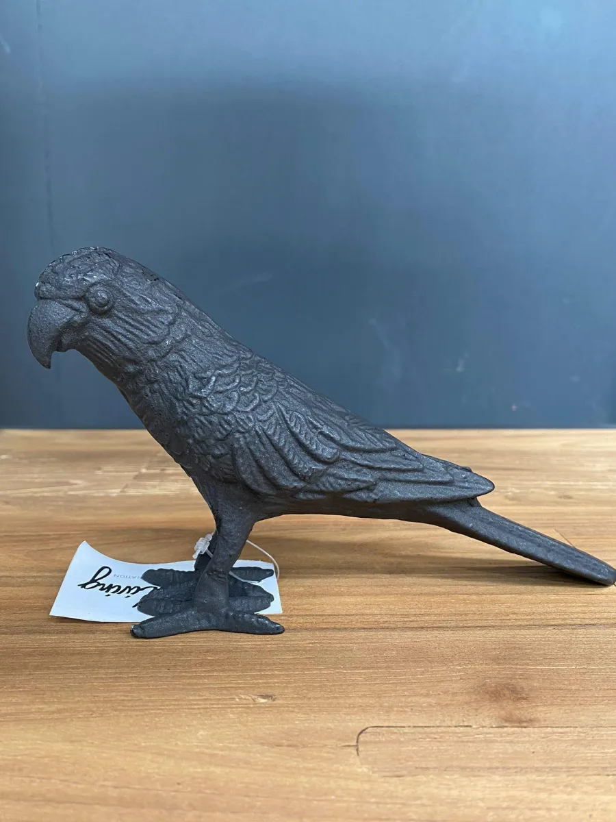 Light en Living Ornament 19x5x11 cm BIRD zwart Discount