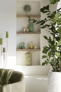 Light en Living Ornament 19,5x14,5x23 cm ZAINO groen Sale