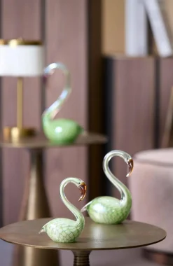 Light en Living Ornament 17x9,5x29 cm SWAN glas groen Discount