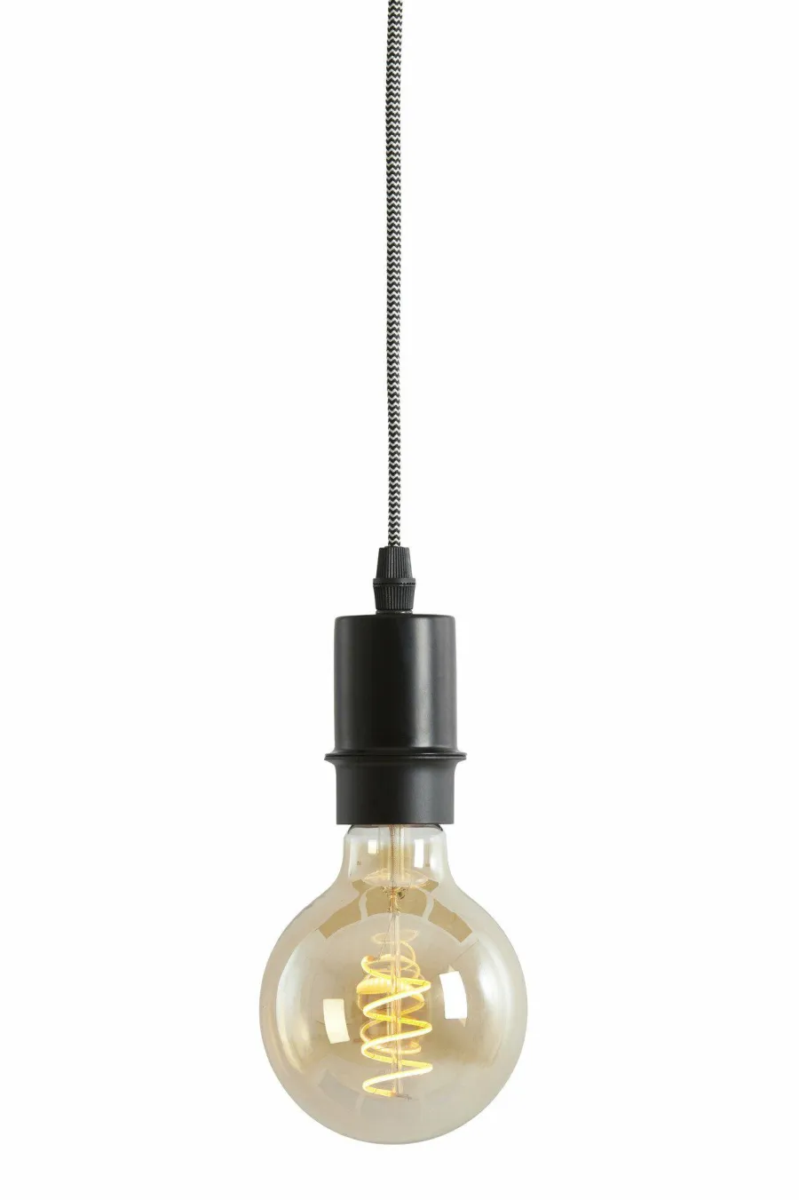 Light en Living Pendel met houder Ø5x7,5 cm CUPA zwart-wit Sale