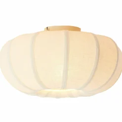 Light en Living Plafondlamp Ø50x24,5 cm ZOSIA linnen Crème Discount