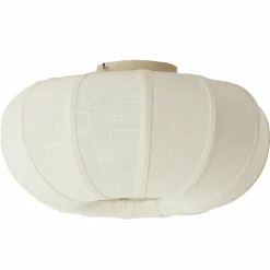 Light en Living Plafondlamp Ø50x24,5 cm ZOSIA linnen Crème Discount