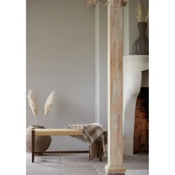 Light en Living Plaid 150x125 cm APISI bruin wit Online