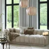 Light en Living Plaid 170x130 cm COMBARRO lichtbruin Outlet