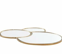 Light en Living Plateau DALENA glas goud - 2 maten Best