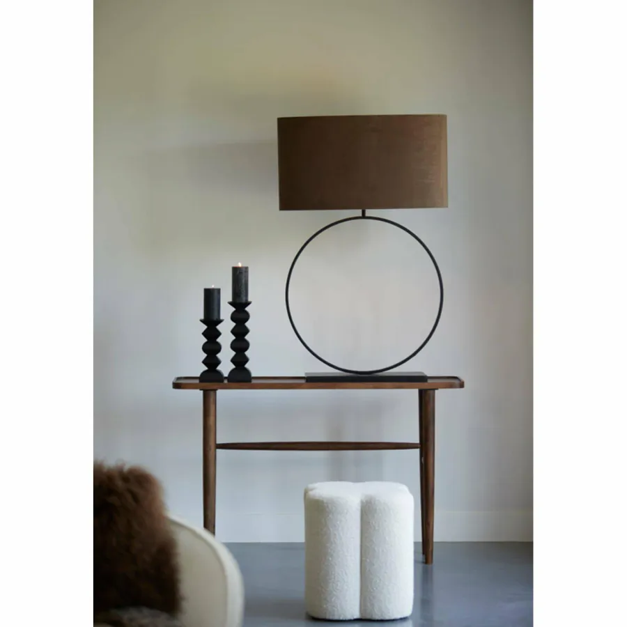 Light en Living Poef 38x38x45 cm NALANI bouclé crème Online