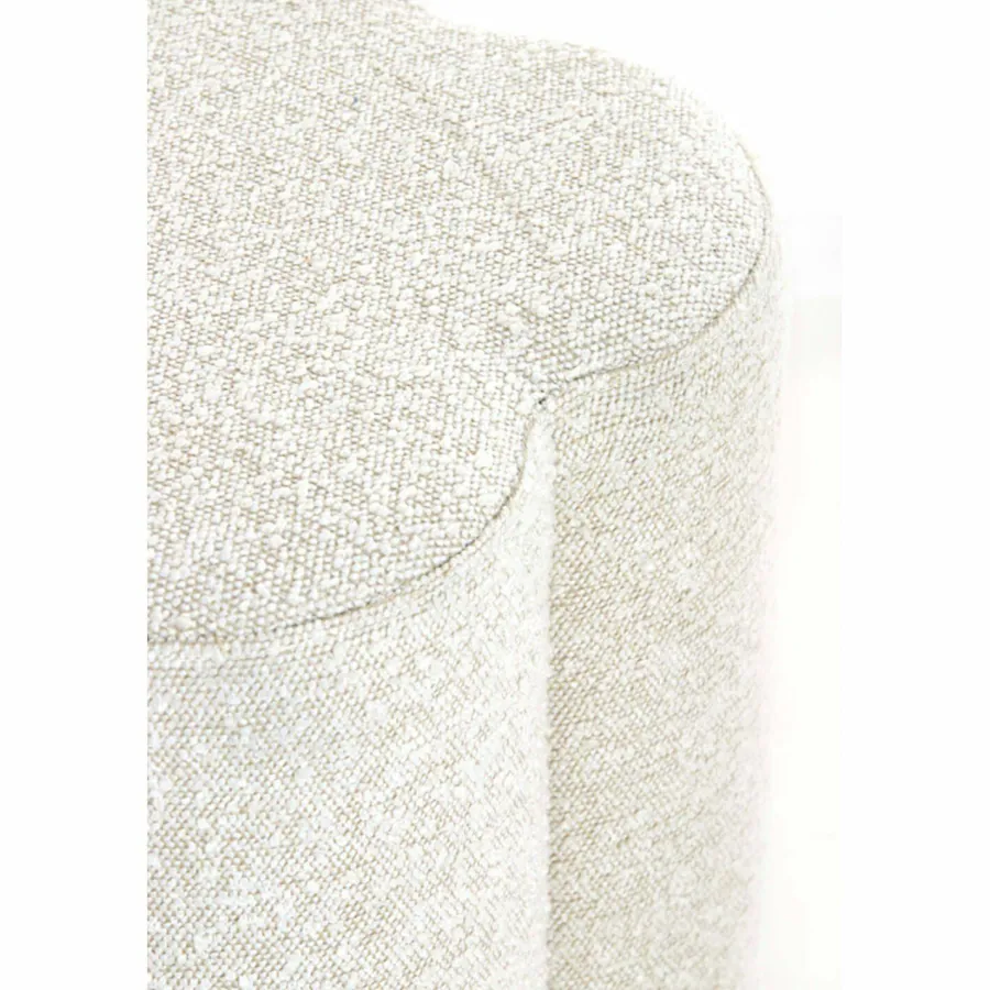 Light en Living Poef 38x38x45 cm NALANI bouclé crème Online